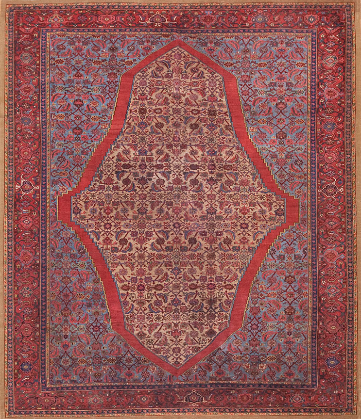 Antique bakshaish Carpet - # 8431