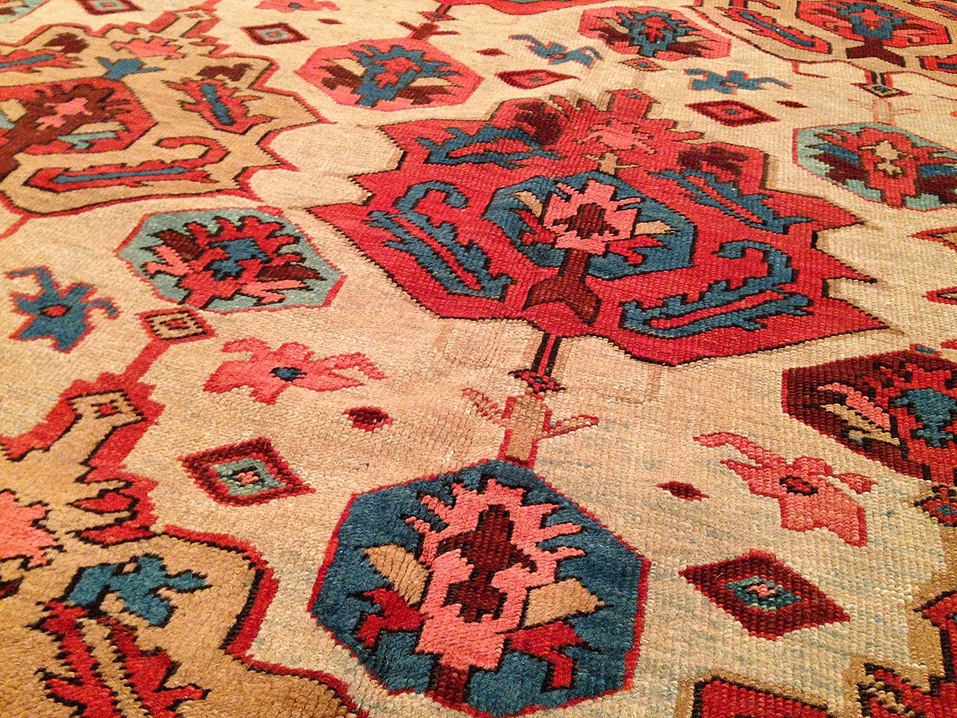 Antique bakshaish Carpet - # 9253