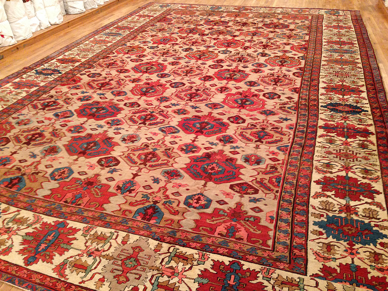 Antique bakshaish Carpet - # 9253