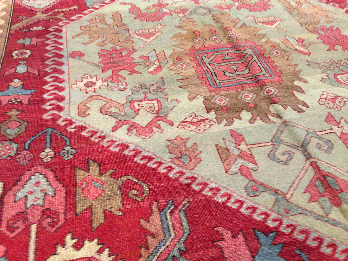 Antique bakshaish Carpet - # 9463