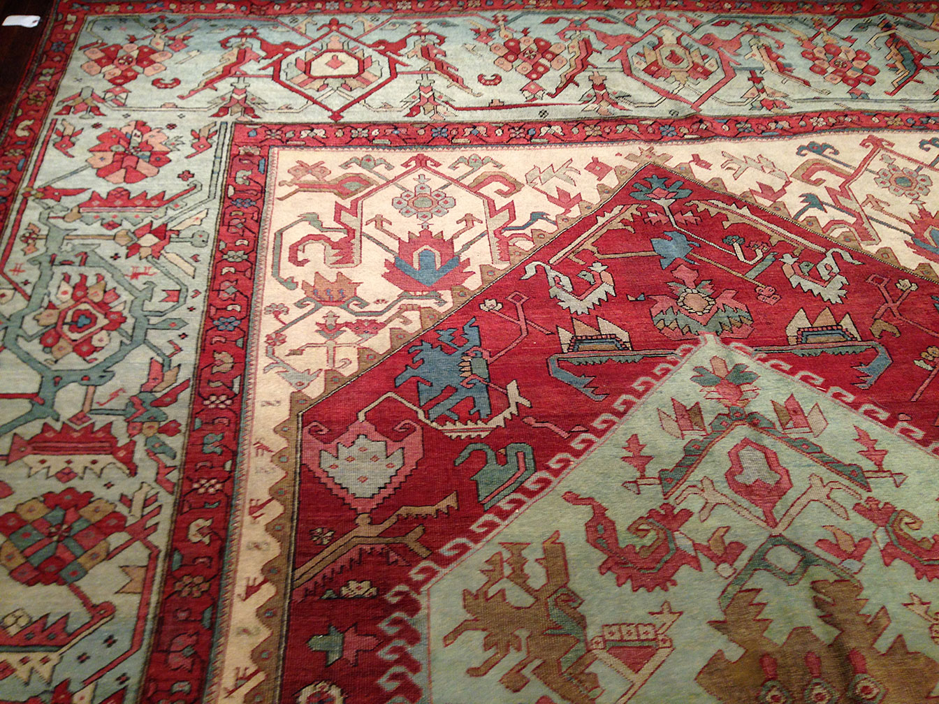Antique bakshaish Carpet - # 9463