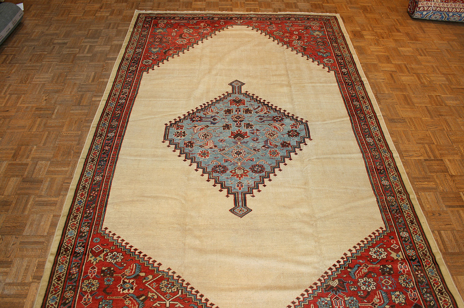 Antique bakshaish Carpet - # 9652