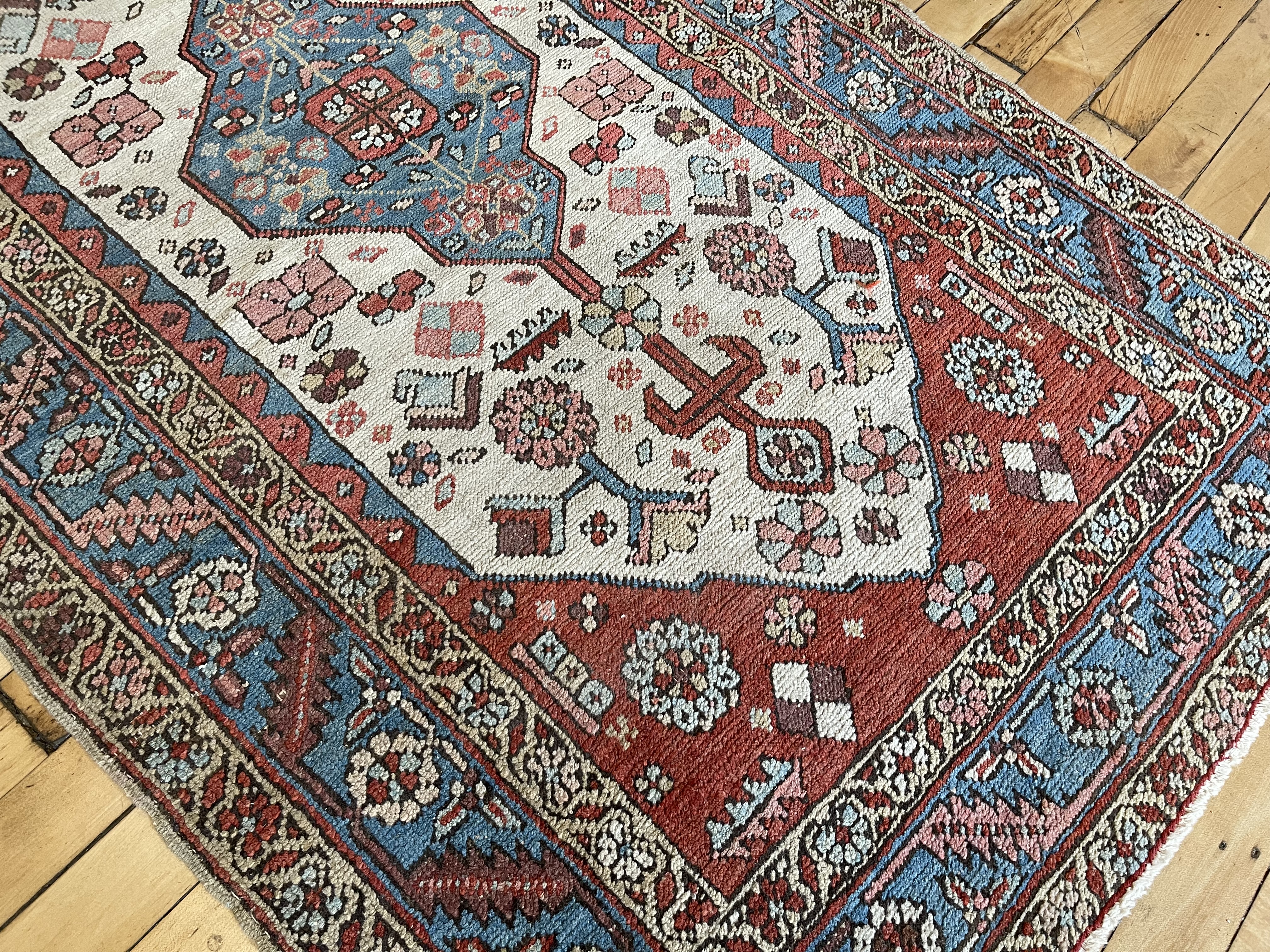 Antique bakshaish Rug - # 57890