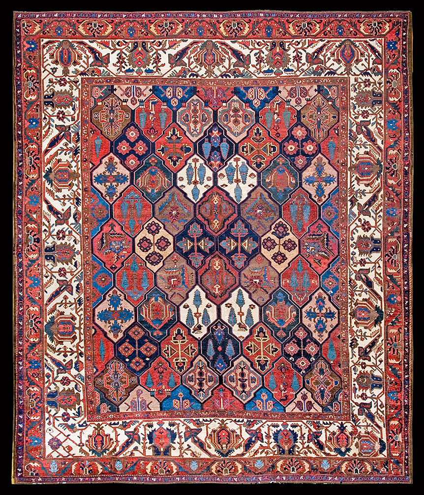 Antique baktiari Carpet - # 51174