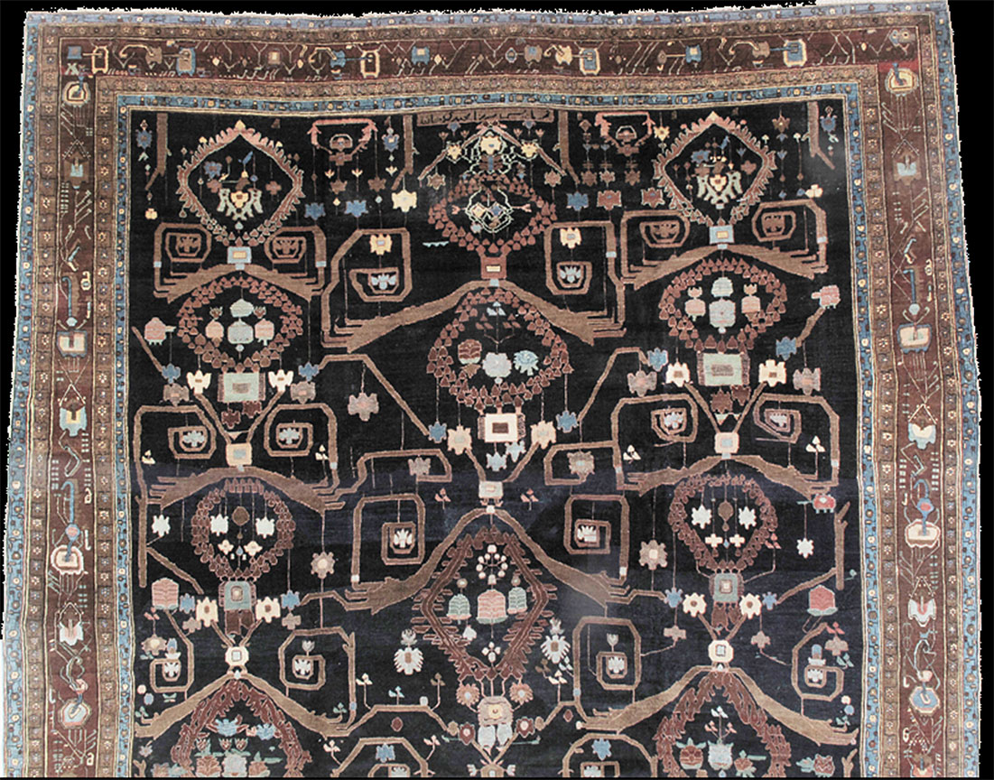 Antique baktiari Carpet - # 52459