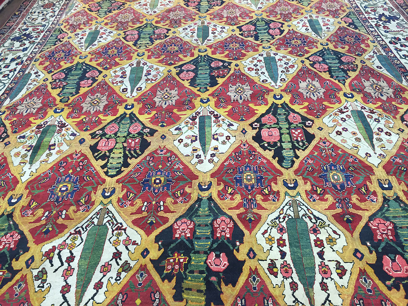 Antique baktiari Carpet - # 53589