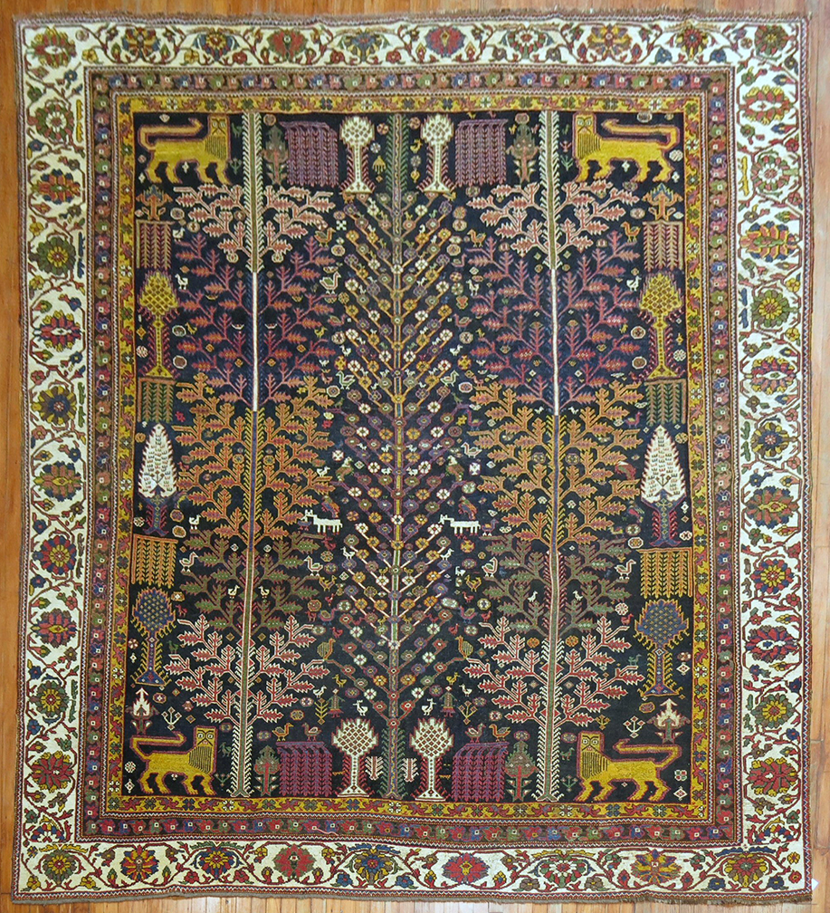 Antique baktiari Carpet - # 55702