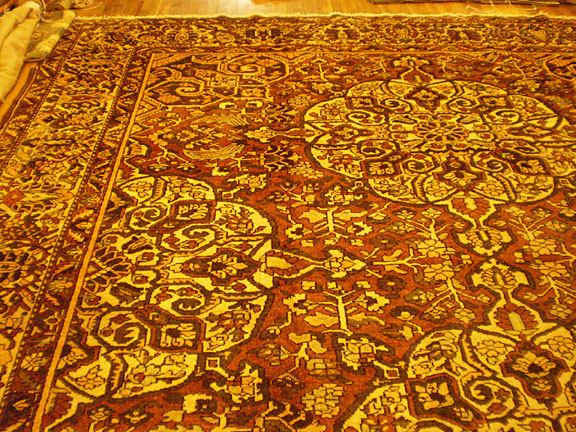 Antique baktiari Carpet - # 5844