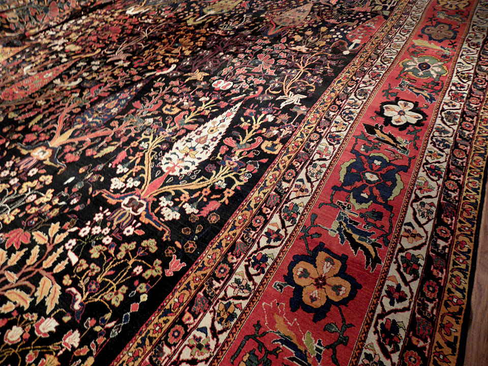 Antique baktiari Carpet - # 7799