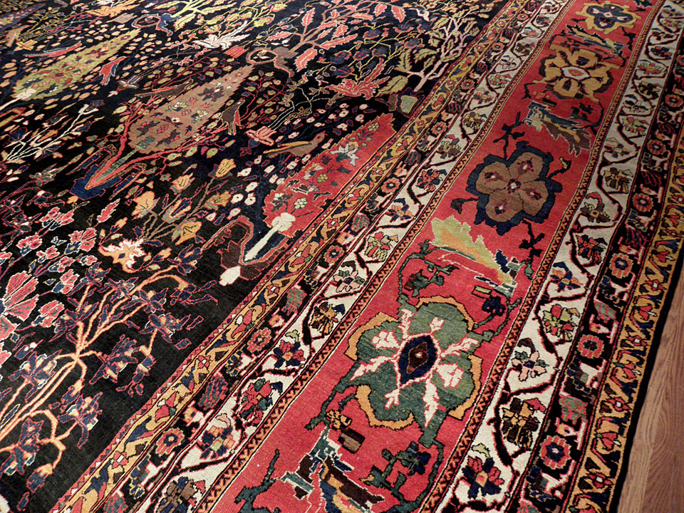 Antique baktiari Carpet - # 7799