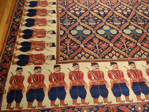 Antique baktiari Carpet - # 8974
