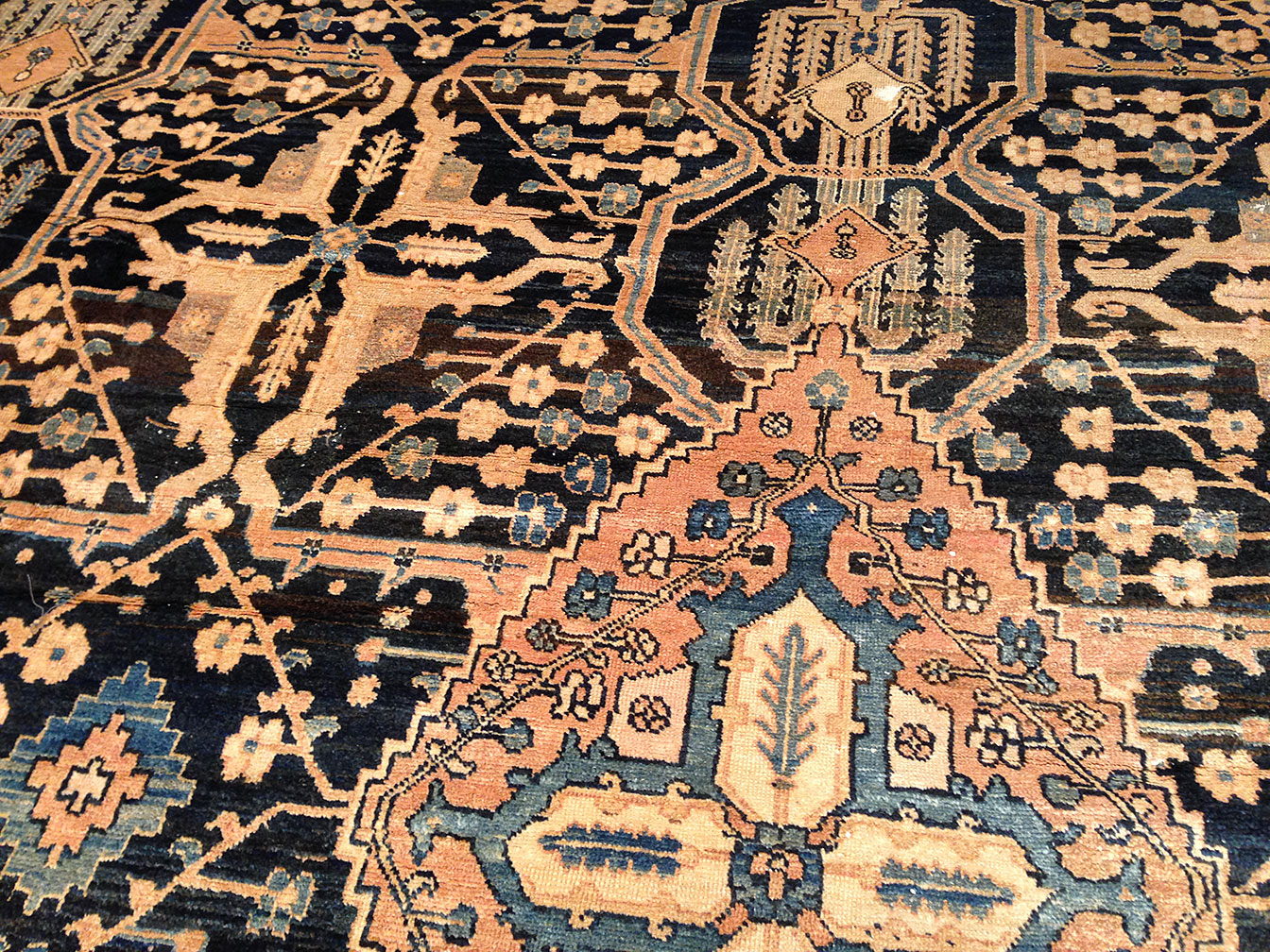 Antique baktiari Carpet - # 9581