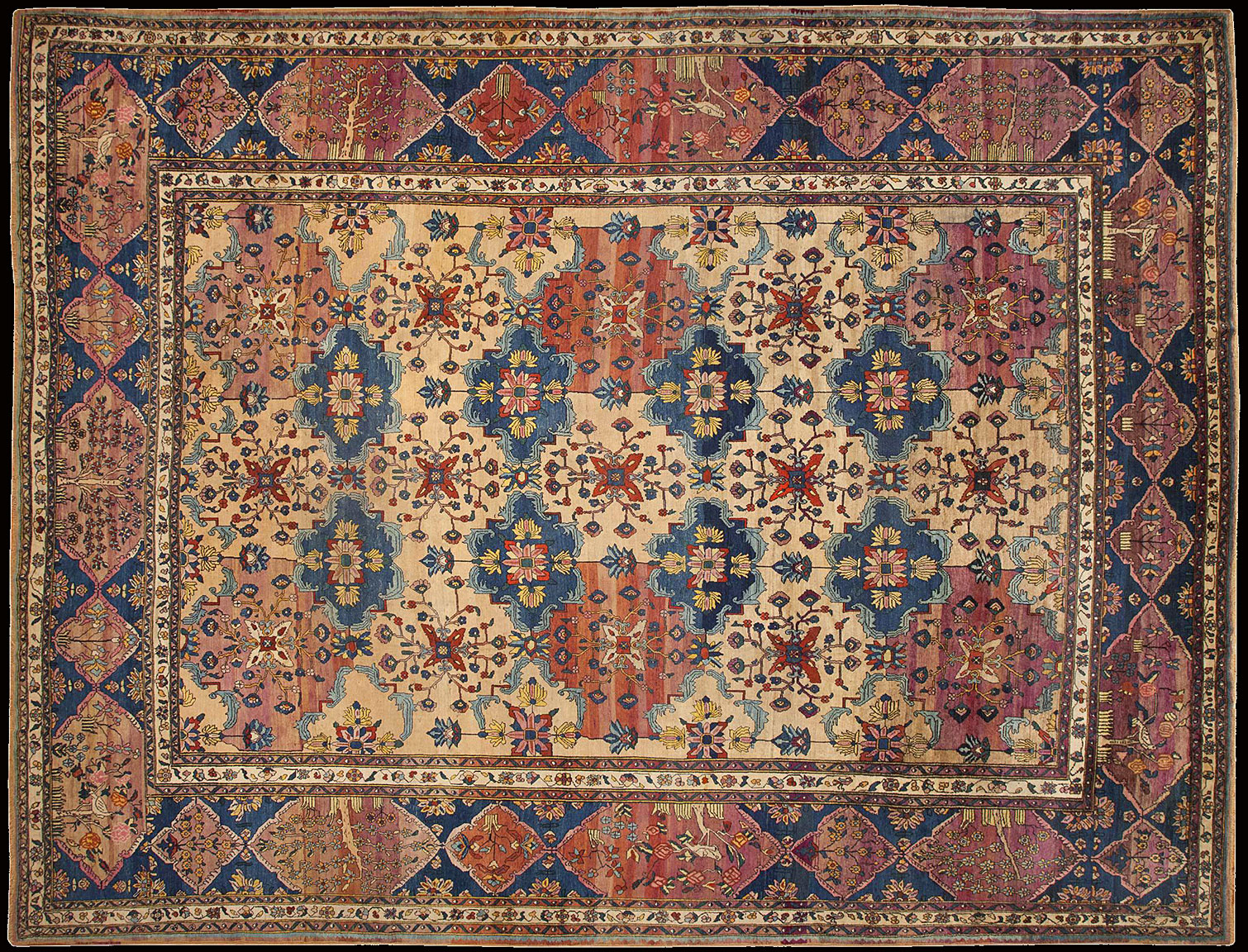 Antique baktiari Carpet - # 9824