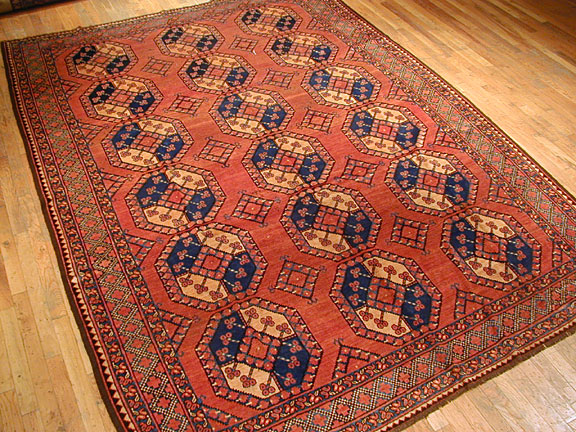 Antique beshir Carpet - # 4932