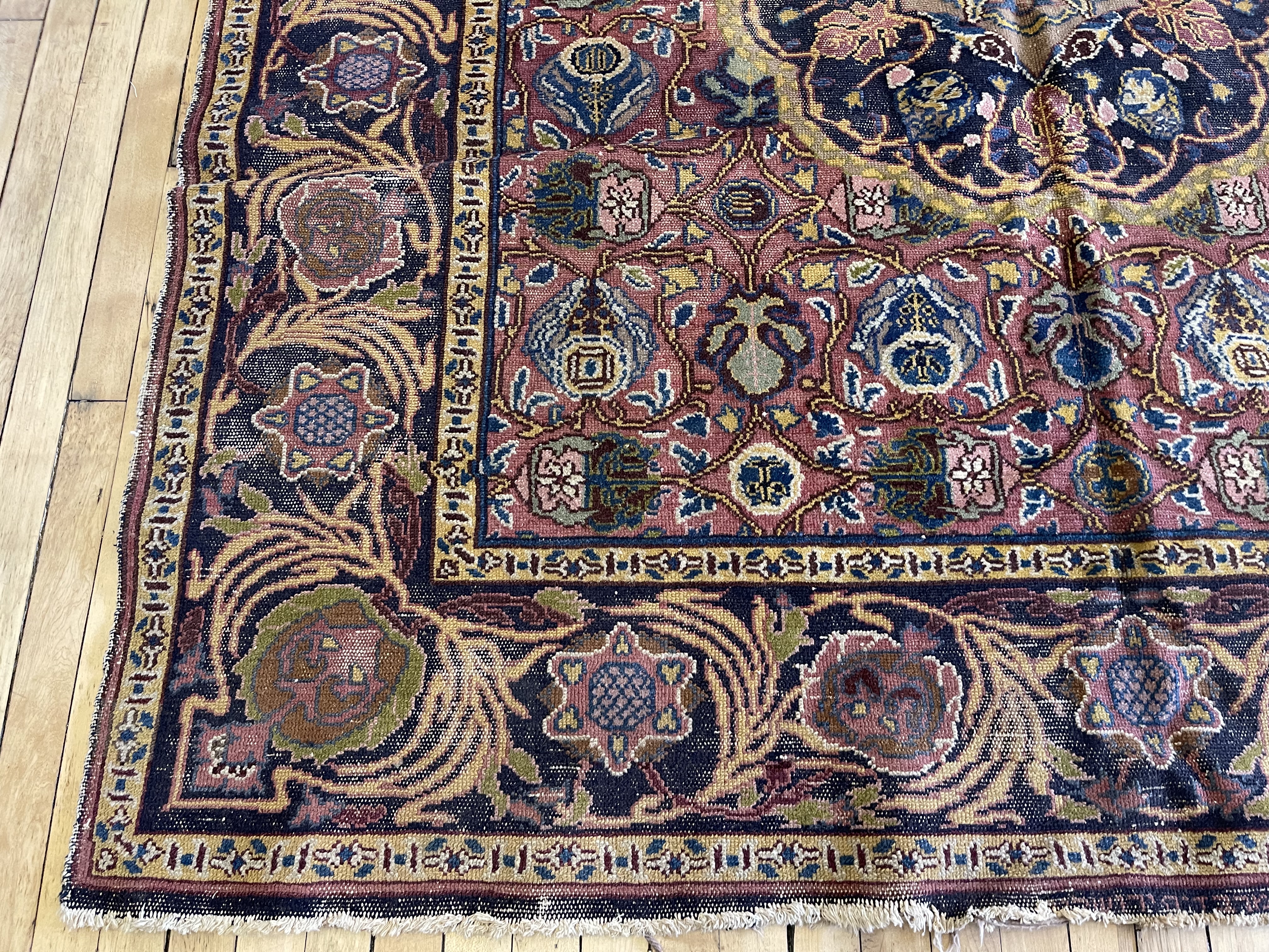 Antique bezalel Rug - # 78109