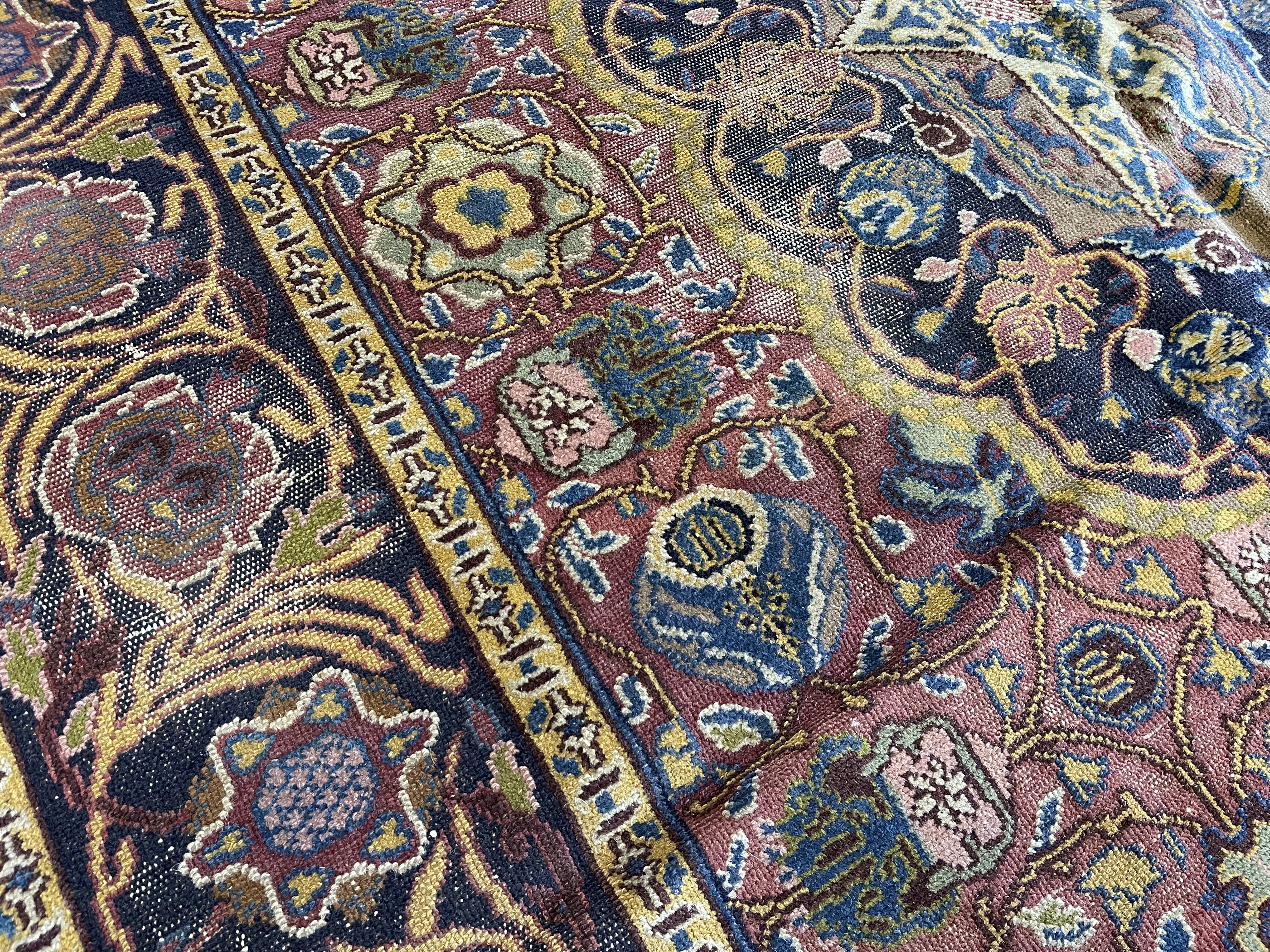 Antique bezalel Rug - # 78109