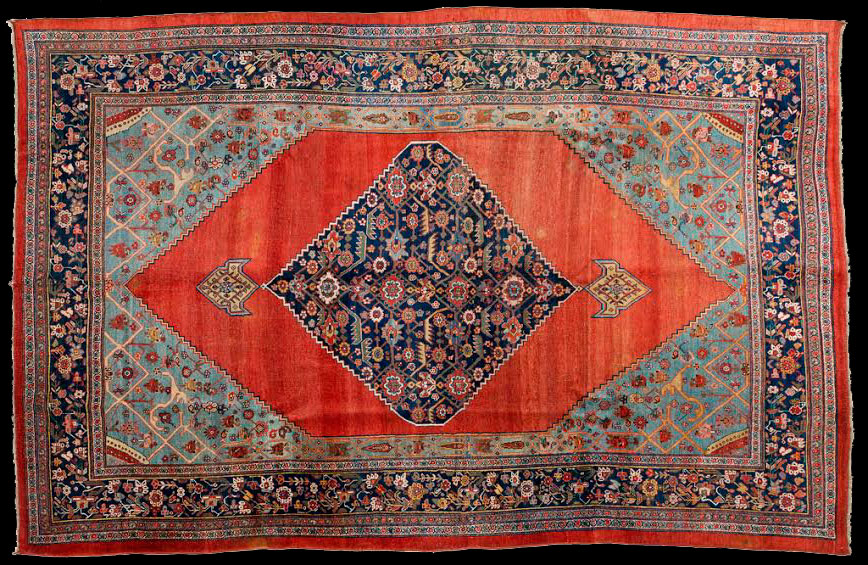 Antique bidjar, geirous Carpet - # 50356