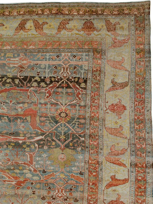 Antique bidjar, geirous Carpet - # 55471