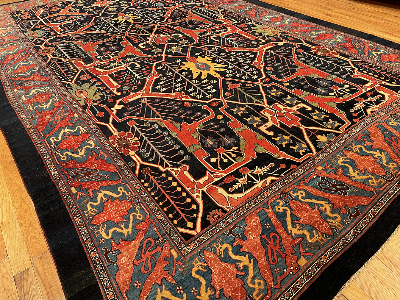 Antique bidjar, geirous Carpet - # 56451