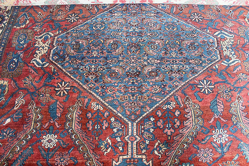 Antique bidjar, geirous Carpet - # 7273