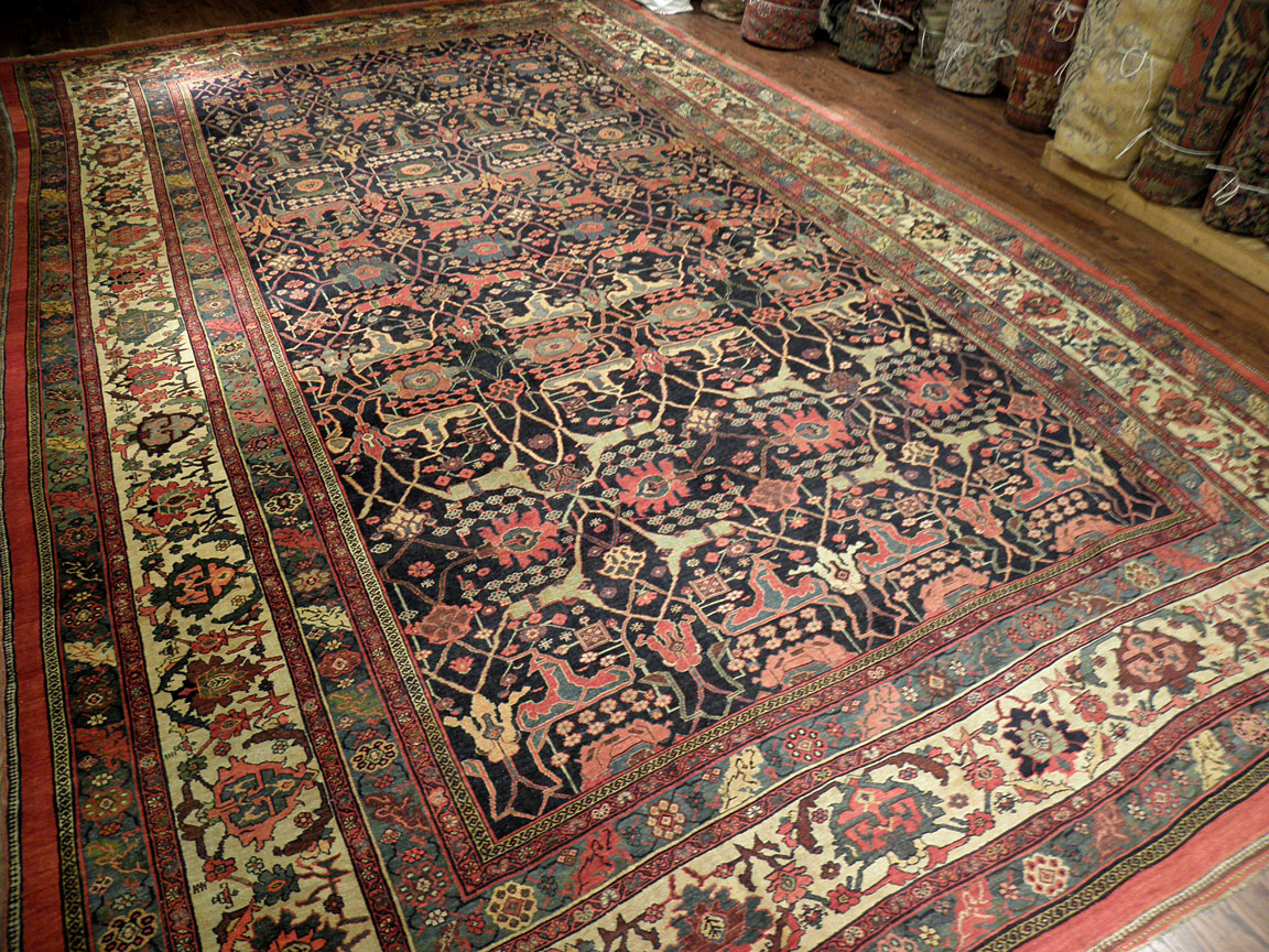Antique bidjar, geirous Carpet - # 7368