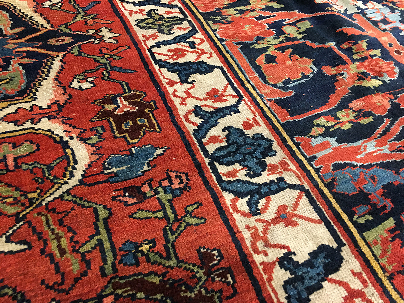 Antique bidjar, geirous Carpet - # 80077