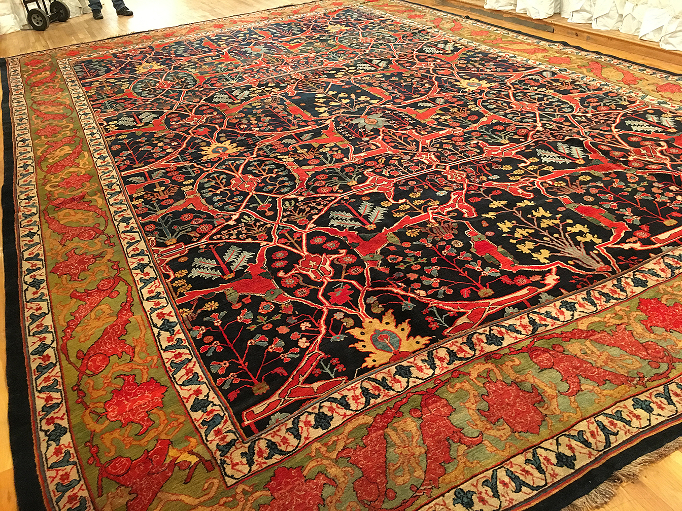 Antique bidjar, geirous Carpet - # 80108
