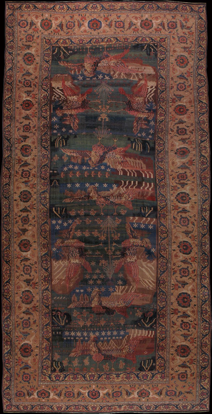 Antique bidjar, geirous Carpet - # 8530