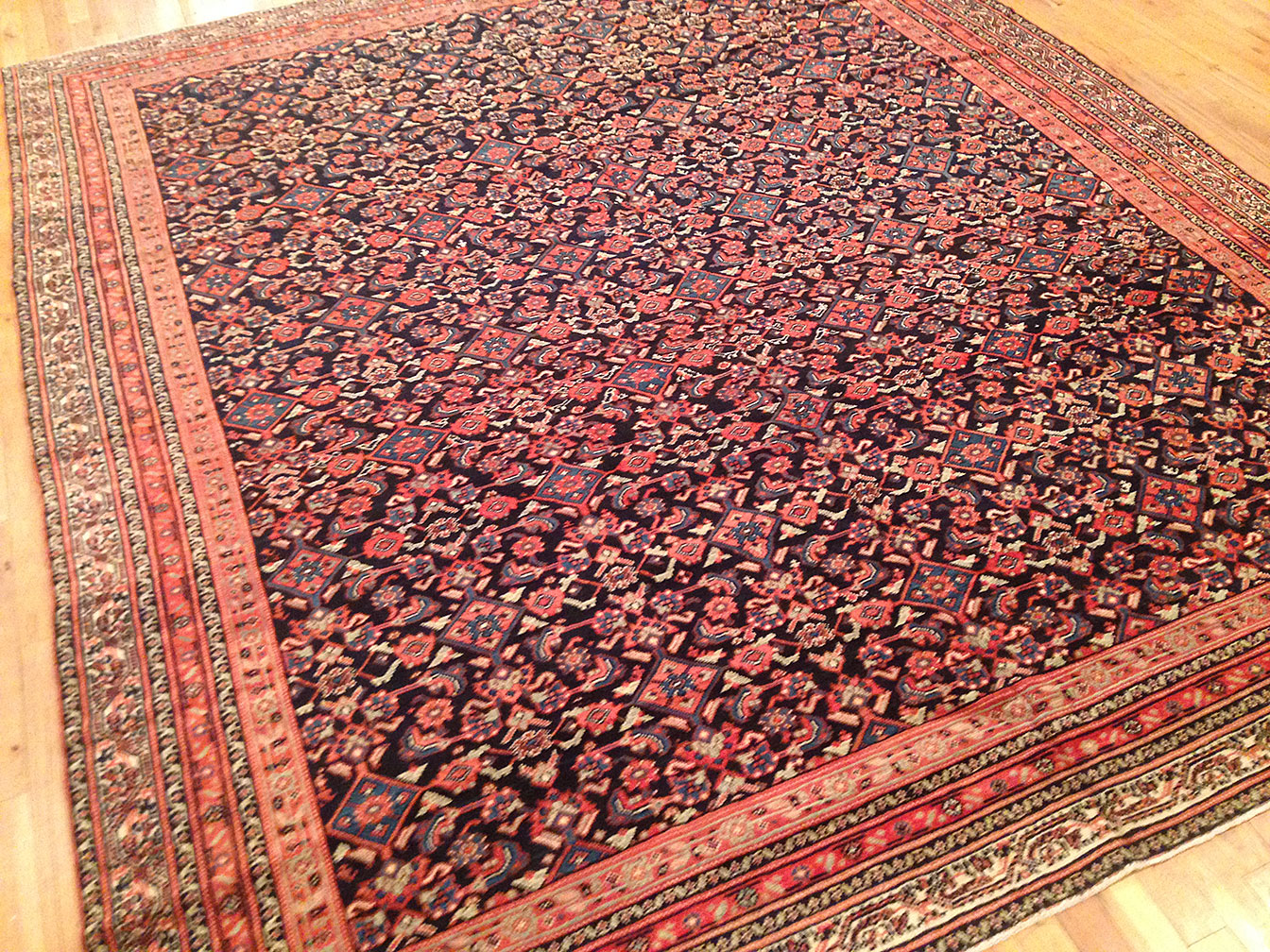 Antique fereghan Carpet - # 50606