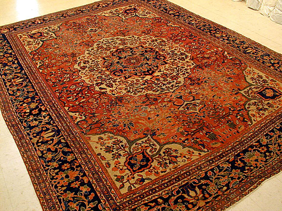 Antique fereghan Carpet - # 5175