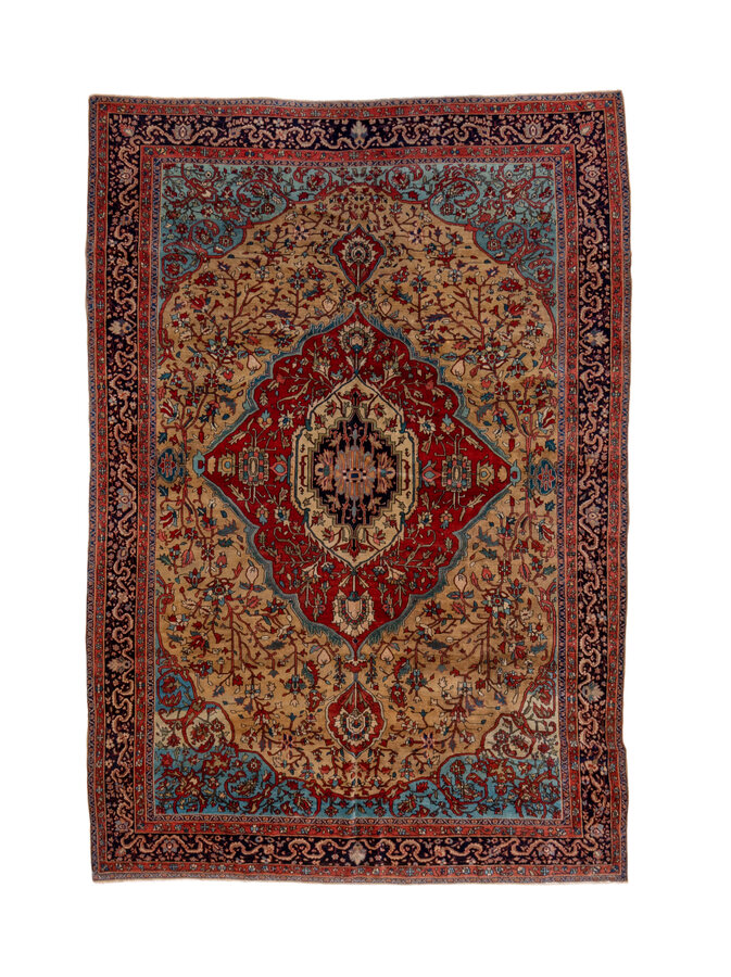 Antique fereghan Carpet - # 56756