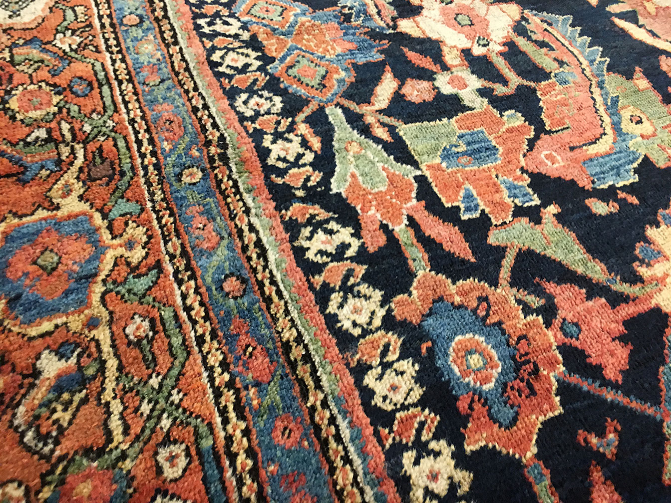 Antique fereghan Carpet - # 80098