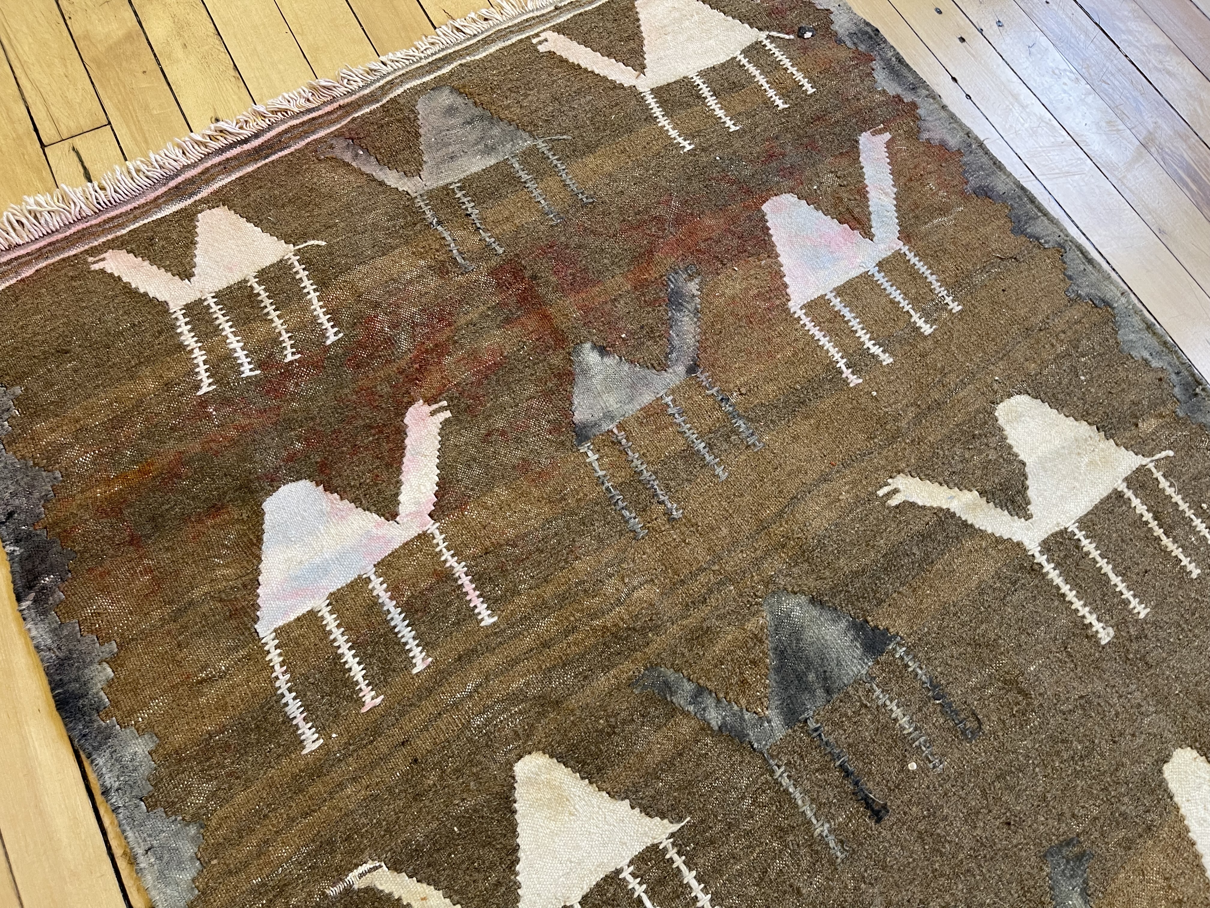 Antique flatweave Rug - # 78098