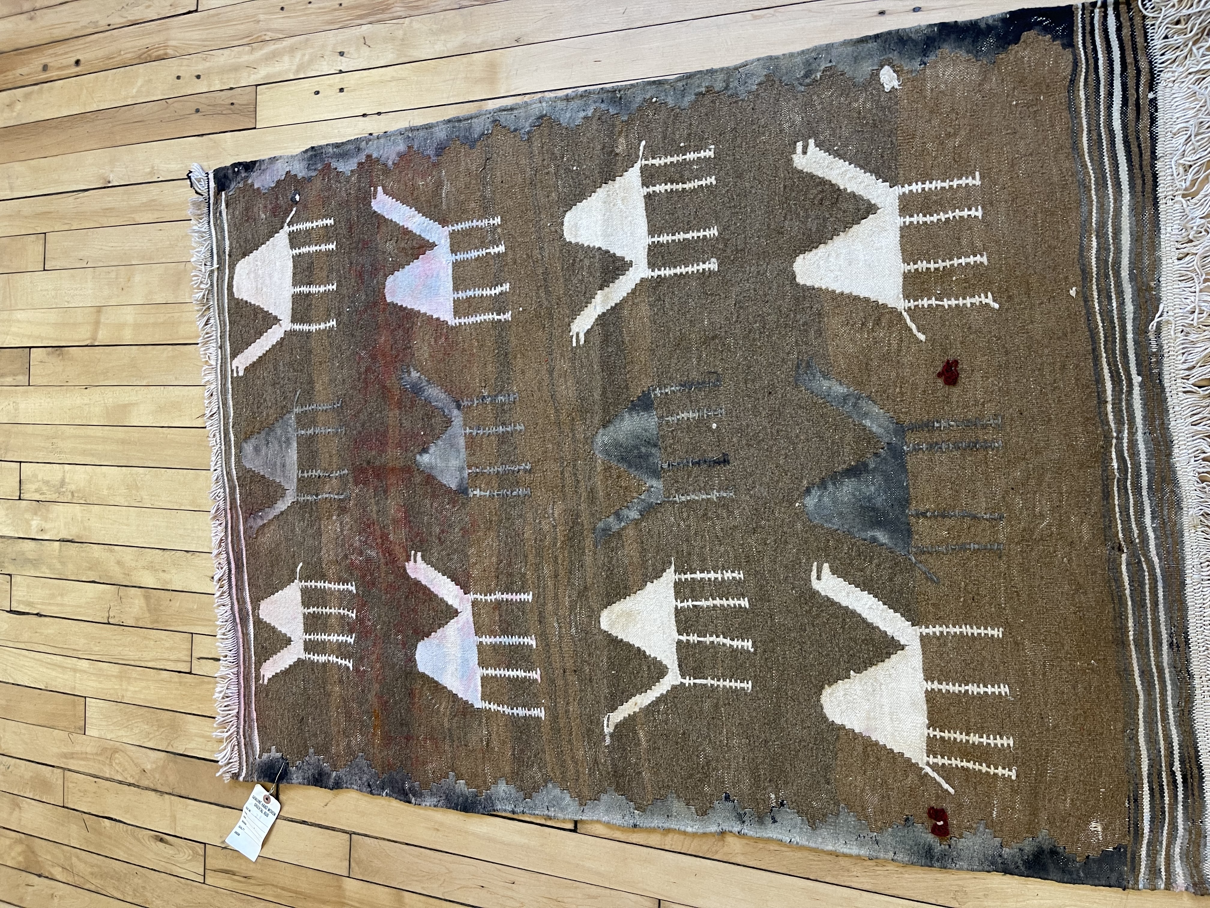 Antique flatweave Rug - # 78098