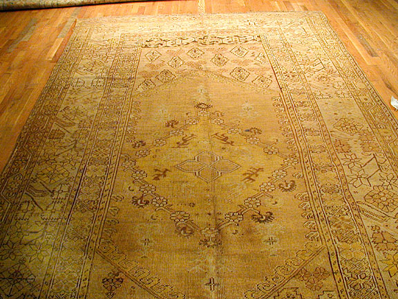 Antique ghiordes Carpet - # 2562
