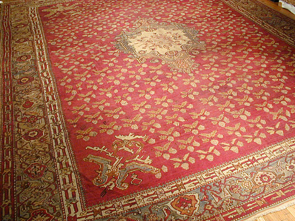 Antique ghiordes Carpet - # 3055