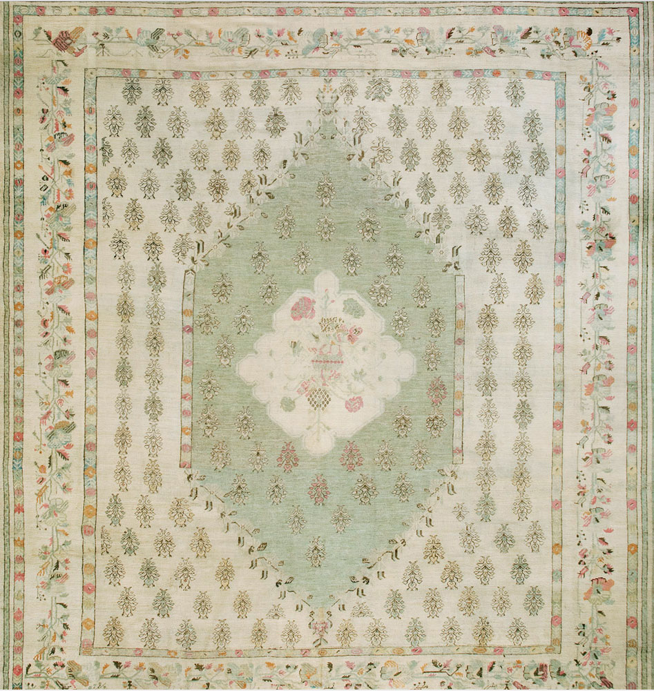 Antique ghiordes Carpet - # 3739