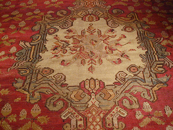 Antique ghiordes Carpet - # 5602