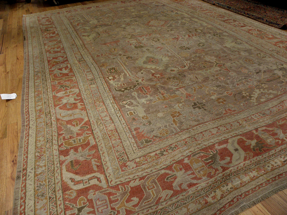 Antique ghiordes Carpet - # 7406