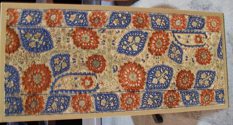 Antique greek island embroidery Rug - # 3434