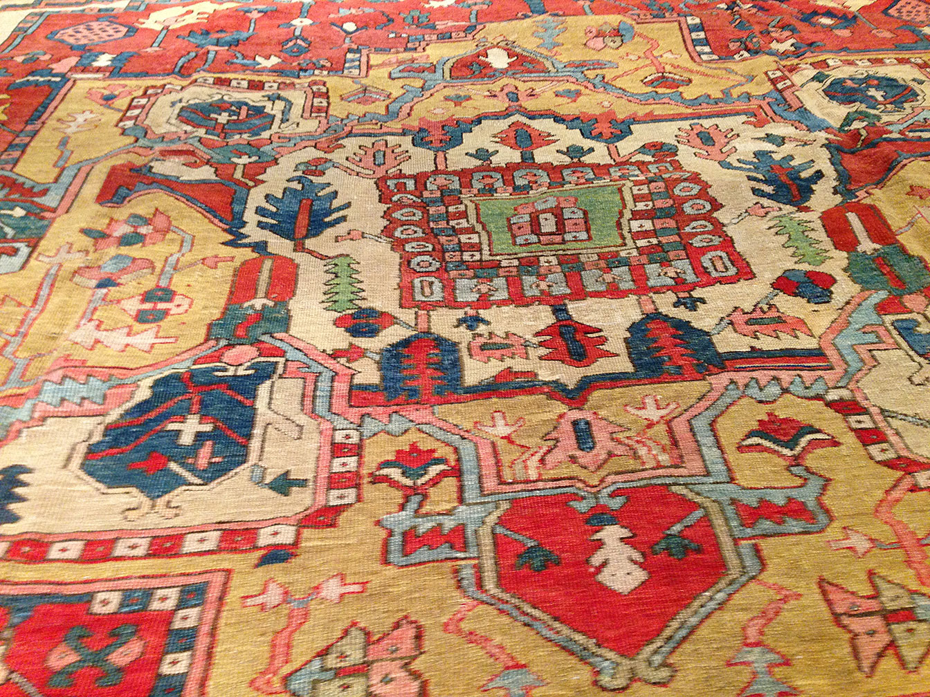 Antique heriz Carpet - # 11093