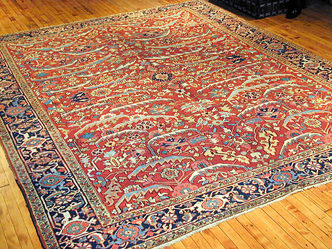 Antique heriz Carpet - # 1683