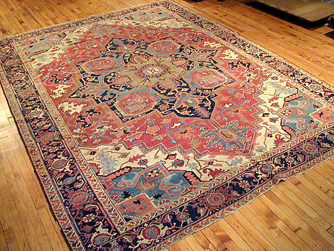 Antique heriz Carpet - # 1686