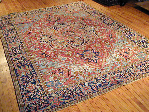 Antique heriz Carpet - # 1691