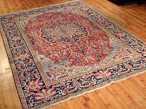 Antique heriz Carpet - # 1696