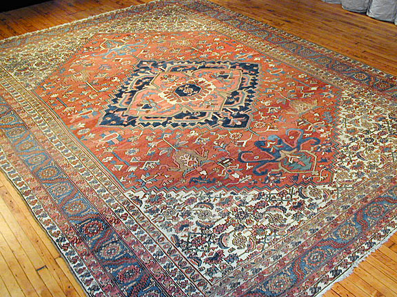 Antique heriz Carpet - # 1960
