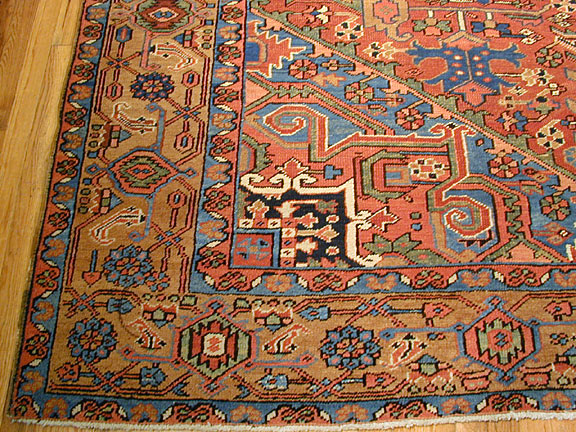 Antique heriz Carpet - # 2614