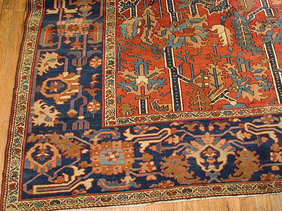 Antique heriz Carpet - # 3036