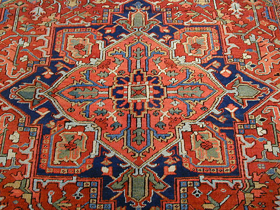 Antique heriz Carpet - # 3053