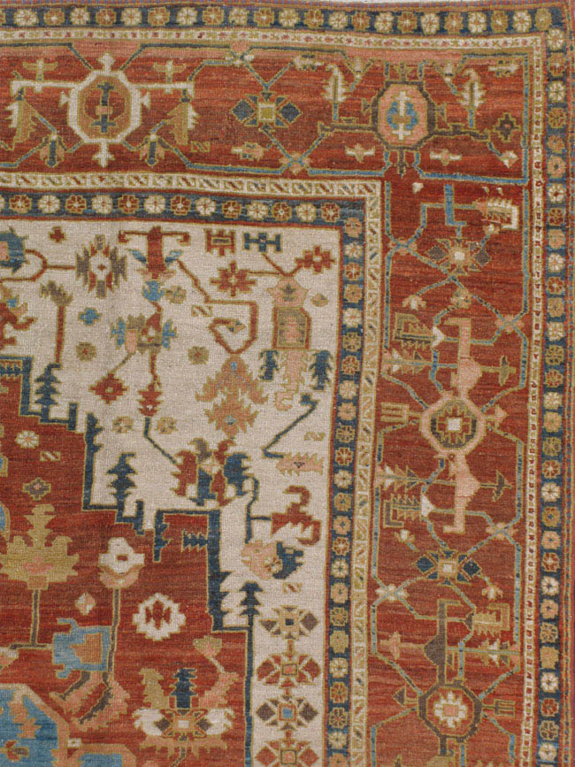 Antique heriz Carpet - # 42024